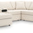 Modmax 6-Piece Sectional with Audio System and Chaise (Color: Oyster, Sectional Orientation: Left Arm Facing)