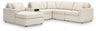Modmax 6-Piece Sectional with Audio System and Chaise (Color: Oyster, Sectional Orientation: Left Arm Facing)