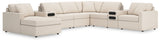 Modmax 8-Piece Sectional with Audio System and Chaise (Color: Oyster, Sectional Orientation: Left Arm Facing)