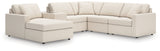 Modmax 6-Piece Sectional with Chaise (Color: Oyster, Sectional Orientation: Left Arm Facing)