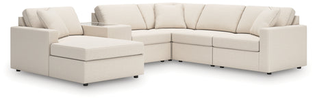 Modmax 6-Piece Sectional with Chaise (Color: Oyster, Sectional Orientation: Left Arm Facing)