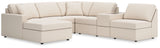 Modmax 6-Piece Sectional with Chaise (Color: Oyster, Sectional Orientation: Left Arm Facing)