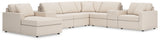 Modmax 8-Piece Sectional with Chaise (Color: Oyster, Sectional Orientation: Left Arm Facing)