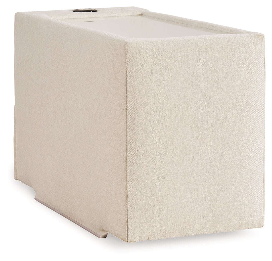 Modmax 5 Piece Sectional with Audio Console (Color: Oyster)