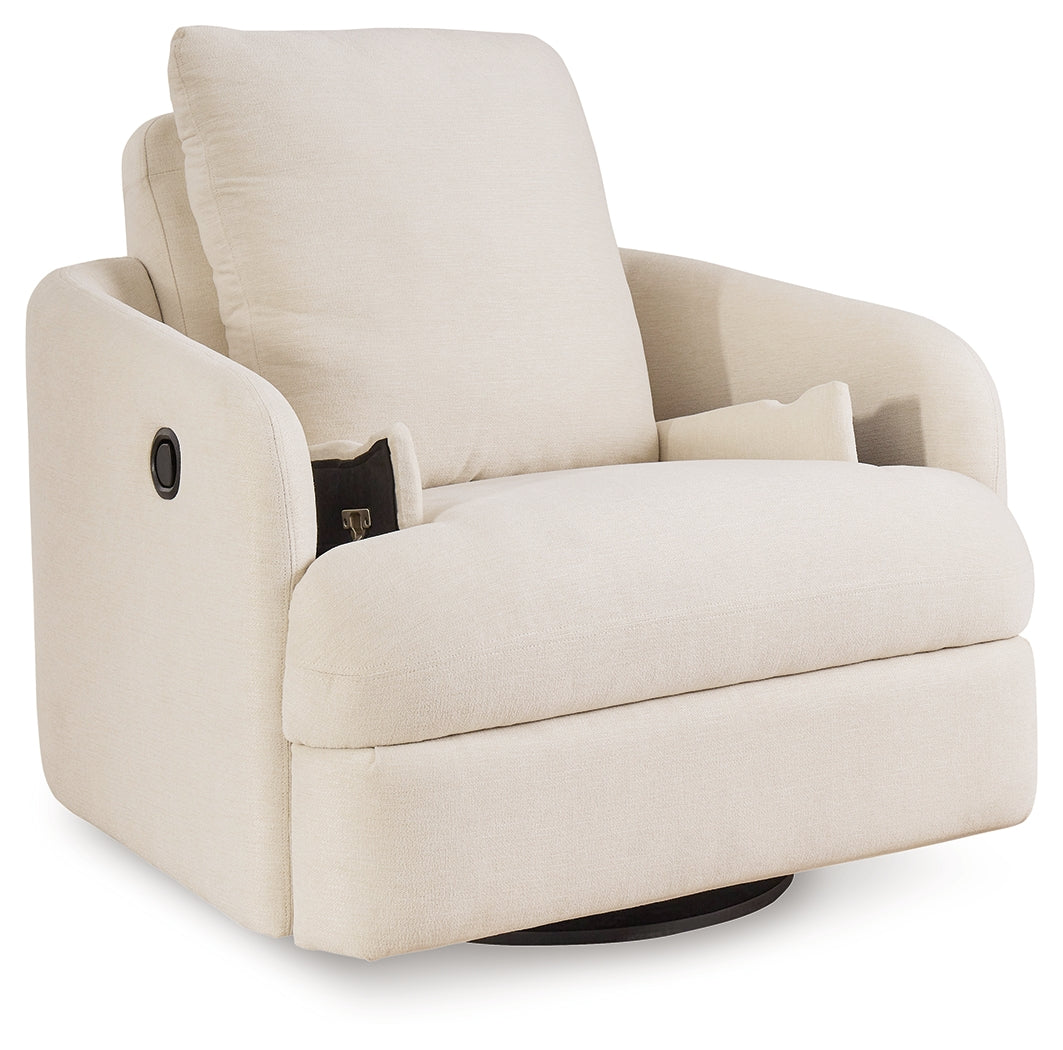 Modmax Swivel Glider Recliner (Color: Oyster)