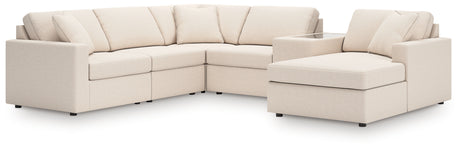 Modmax 6-Piece Sectional with Chaise (Color: Oyster, Sectional Orientation: Right Arm Facing)