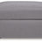 Modmax Oversized Accent Ottoman (Color: Granite)