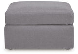 Modmax Oversized Accent Ottoman (Variation Color: Granite)