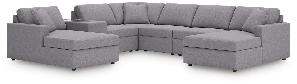 Modmax 7-Piece Sectional (Color: Granite)