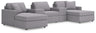 Modmax 5-Piece Pit Sectional (Color: Granite)