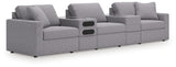 Modmax 5-Piece Sectional with Audio System (Color: Granite)