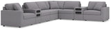 Modmax 8-Piece Sectional (Color: Granite)
