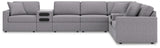 Modmax 8-Piece Sectional (Color: Granite)