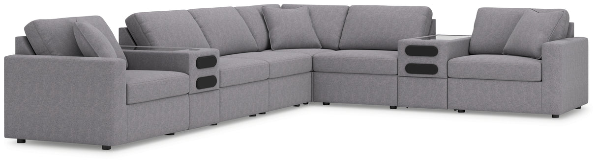 Modmax 8-Piece Sectional (Color: Granite)