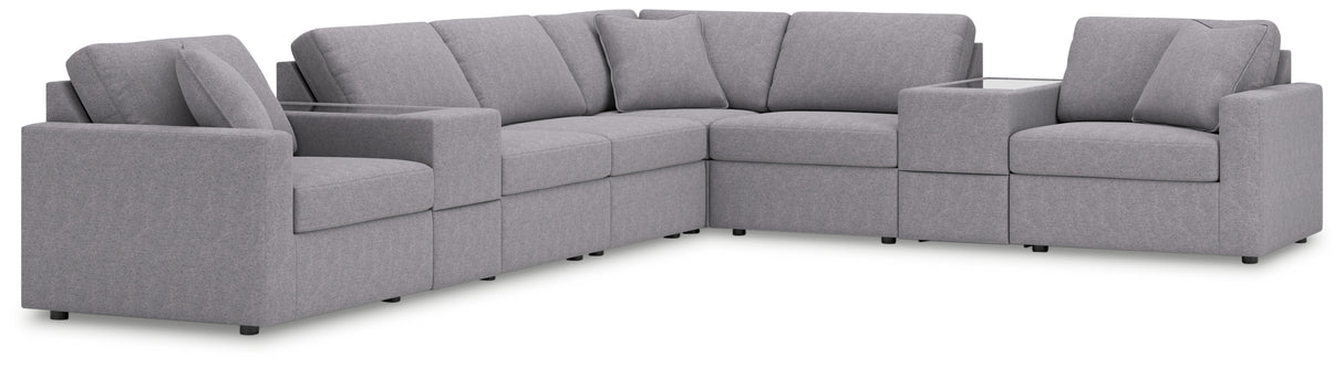 Modmax 8-Piece Sectional (Color: Granite)
