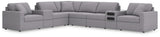 Modmax 8-Piece Sectional (Color: Granite)