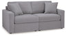 Modmax 2-Piece Sectional (Color: Granite)