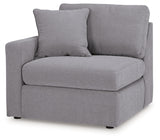 Modmax 5-Piece Sectional with Chaise (Color: Granite, Sectional Orientation: Right Arm Facing)