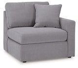 Modmax 3-Piece Sectional with Chaise (Color: Granite, Sectional Orientation: Left Arm Facing)
