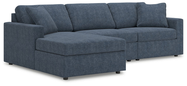 Modmax 3-Piece Sectional with Chaise (Color: Ink, Sectional Orientation: Left Arm Facing)