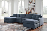 Modmax 4-Piece Sectional with Chaise (Color: Ink)