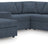 Modmax 6-Piece Sectional with Chaise (Color: Ink, Sectional Orientation: Left Arm Facing)