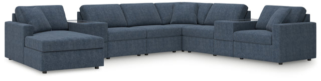 Modmax 8-Piece Sectional with Chaise (Color: Ink, Sectional Orientation: Left Arm Facing)
