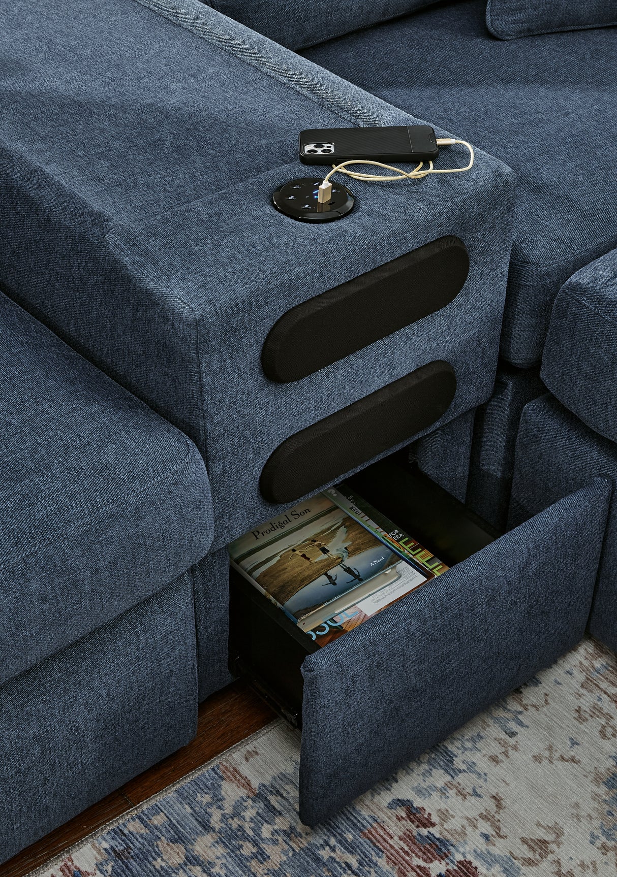 Modmax 7-Piece Sectional with Audio Console