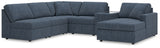 Modmax 6-Piece Sectional with Chaise (Color: Ink, Sectional Orientation: Right Arm Facing)