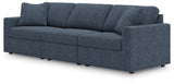 Modmax 4-Piece Sectional with Ottoman (Armless Chair, Left-Arm Facing Corner Chair, Right-Arm Facing Corner Chair, Oversized Accent Ottoman)