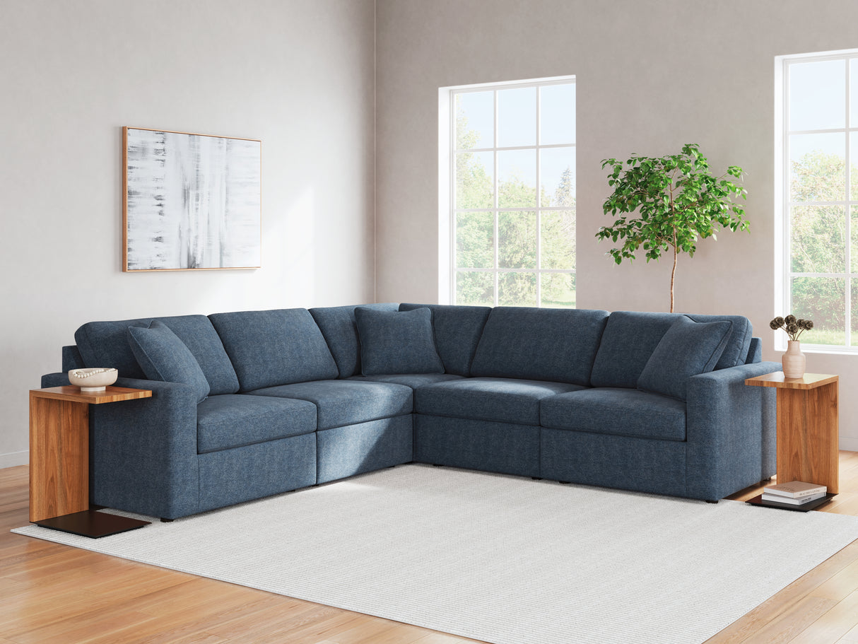Modmax 6-Piece Sectional with Recliner (Armless Chair, Armless Chair, Left-Arm Facing Corner Chair, Right-Arm Facing Corner Chair, Wedge, Swivel Glider Recliner)