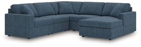 Modmax 5-Piece Sectional with Chaise (Color: Ink, Sectional Orientation: Right Arm Facing)