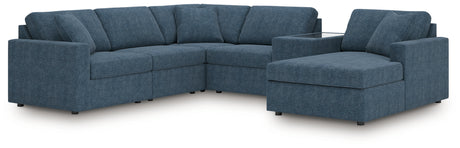 Modmax 6-Piece Sectional with Chaise (Color: Ink, Sectional Orientation: Right Arm Facing)