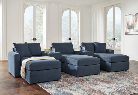 Modmax 8-Piece Sectional with Ottoman (Armless Chair, Console with Storage, Console with Storage, Left-Arm Facing Corner Chair, Right-Arm Facing Corner Chair, Oversized Accent Ottoman, Oversized Accent Ottoman, Oversized Accent Ottoman)