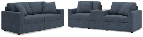 Modmax 5-Piece Sofa and Loveseat (Console with Storage, Left-Arm Facing Corner Chair, Right-Arm Facing Corner Chair, Left-Arm Facing Corner Chair, Right-Arm Facing Corner Chair)