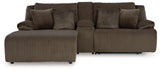 Top Tier 4-Piece Sofa and Recliner (Left-Arm Facing Press Back Chaise, Right-Arm Facing Recliner, Console with Storage, Recliner)