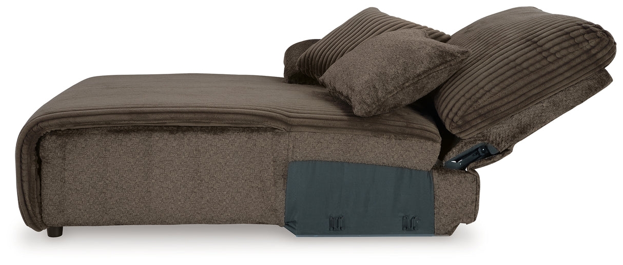 Top Tier 3-Piece Sofa Chaise Sectional (Configuration: 3-Piece (Top Tier Left-Arm Facing Press Back Chaise, Top Tier Armless Recliner, Top Tier Right-Arm Facing Recliner))