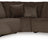 Top Tier 5-Piece Reclining Sectional (Color: Chocolate)