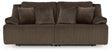 Top Tier 2-Piece Sectional Loveseat (Color: Chocolate)