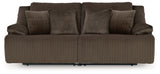 Top Tier 2-Piece Sectional Loveseat (Color: Chocolate)
