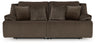 Top Tier 2-Piece Sectional Loveseat (Color: Chocolate)