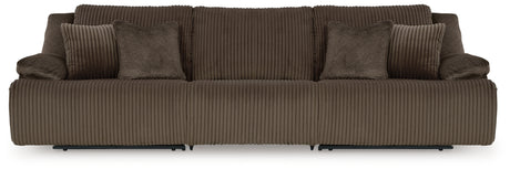 Top Tier 3-Piece Sectional Sofa (Color: Chocolate)