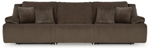 Top Tier 3-Piece Sectional Sofa (Color: Chocolate)