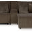 Top Tier 3-Piece Reclining Sectional Sofa with Chaise (Color: Chocolate)
