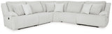 Top Tier 5-Piece Reclining Sectional (Color: Alloy)