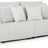 Top Tier 2-Piece Sectional Loveseat (Color: Alloy)