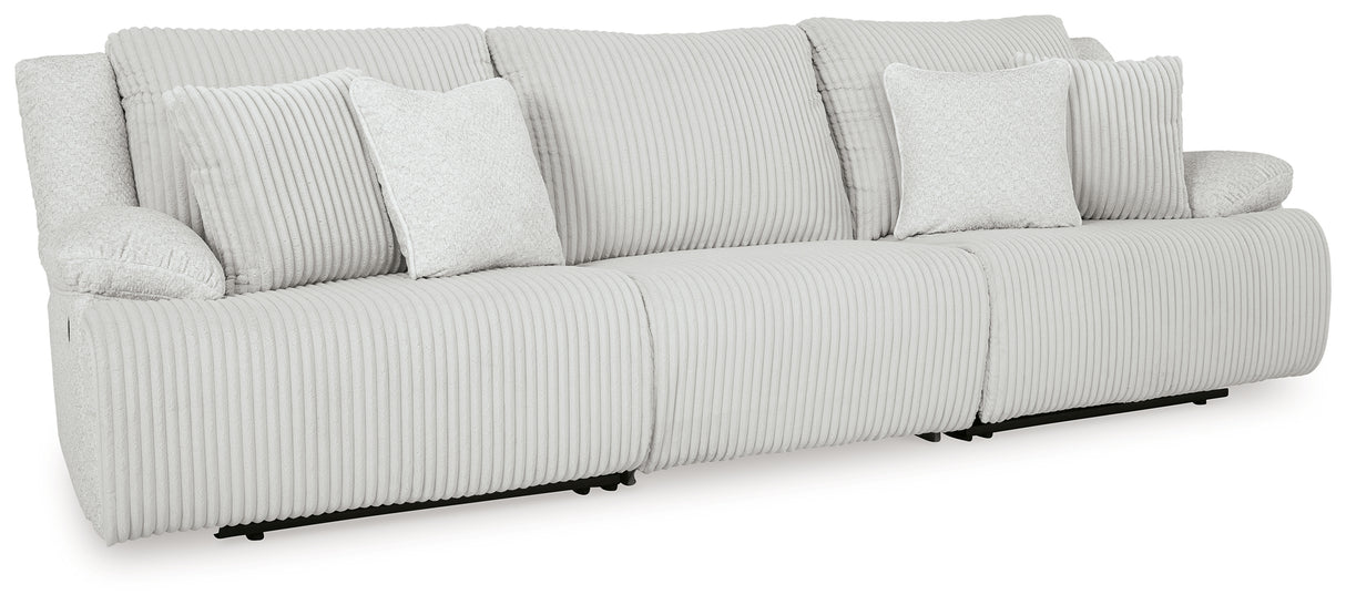 Top Tier 3-Piece Sectional Sofa (Color: Alloy)