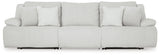 Top Tier 3-Piece Sectional Sofa (Color: Alloy)