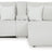 Top Tier 3-Piece Reclining Sectional Sofa with Chaise (Color: Alloy)