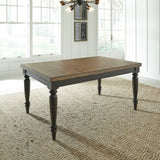 Harvest Home - Rectangular Leg Table - Light Brown